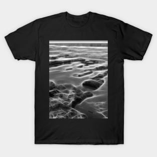 Abstract ocean and rocks T-Shirt